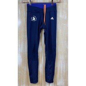 Women's Adidas 2015 Boston Marathon Blue Leggings Size X-Small